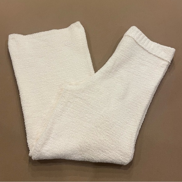 Aerie Marshmallow Wide Leg Trouser Pants Size Large New With Tag - Picture 1 of 12